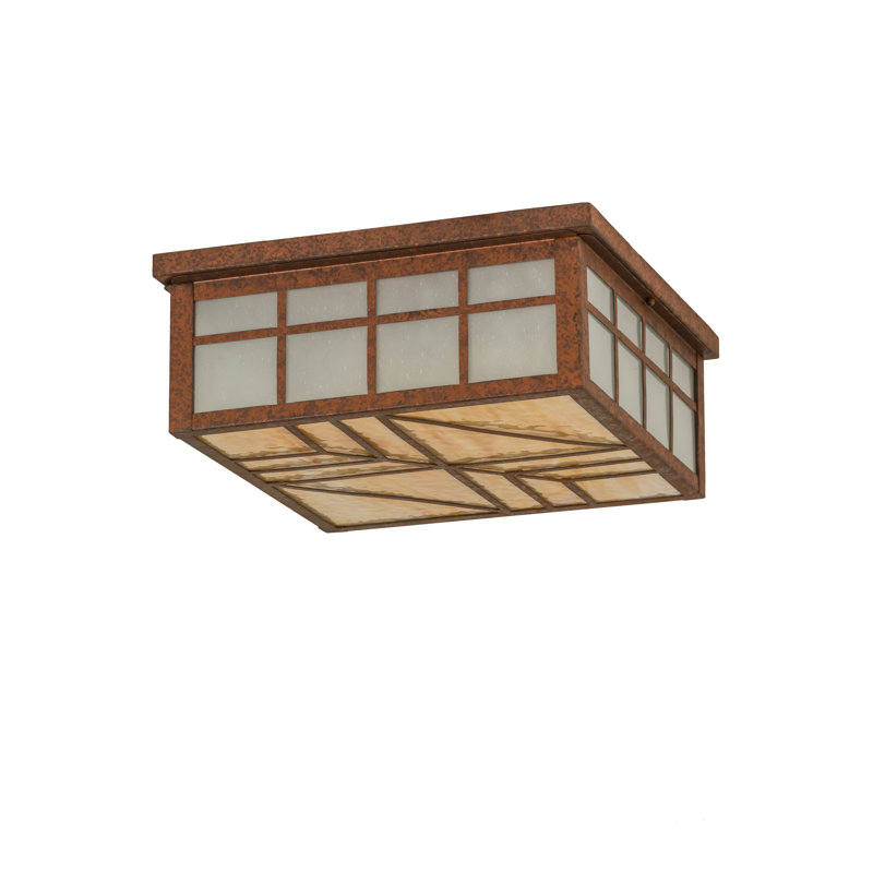 Chandra Glass Flush Mount