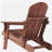 Oversize Wooden Outdoor Folding Adirondack Chair with Pre-Assembled BackRest & SeatBoard, Wood Patio Chair for Garden Backyard Porch Pool Deck Firepit-963654367