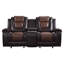Causeuse inclinable double en similicuir Gurutz-1965923810