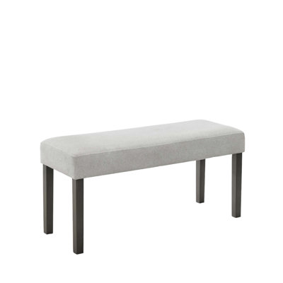 Selena Fabric Upholstered 40 Inch Bench With Wood Frame – Modern And Comfortable Entryway & Bedroom Seating