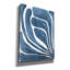 «Blue Stylized Leaf I» par Regina Moore-1950102419