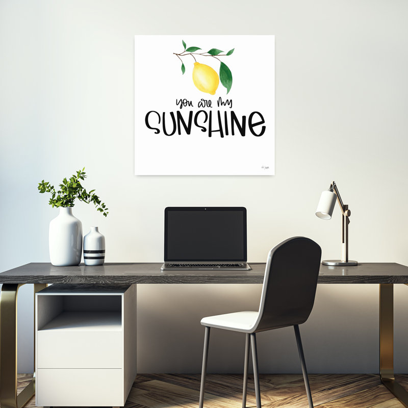 You Are My Sunshine, art contemporain, H 18 po x l 18 po