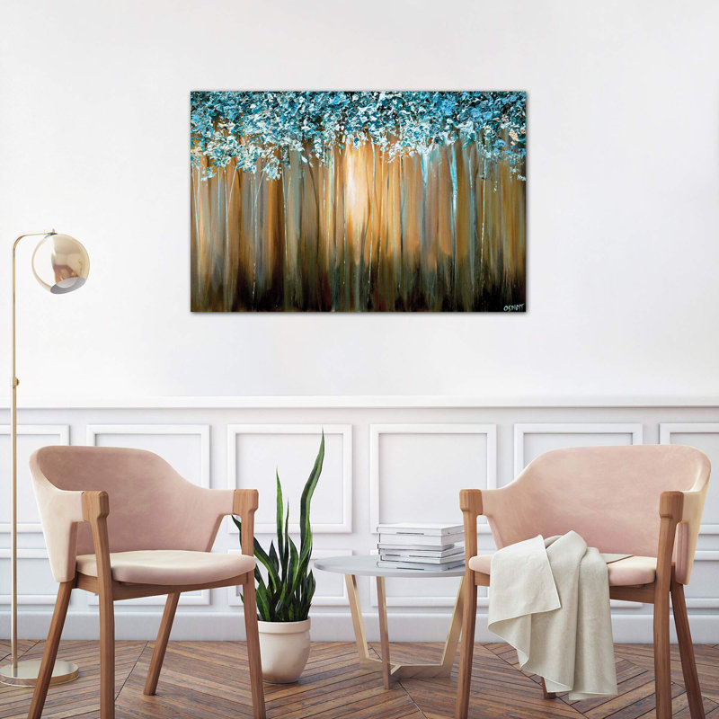 Paradise by Osnat Tzadok - Wrapped Canvas Painting, 66.04 cm H x 45.72 cm W x 1.91 cm D