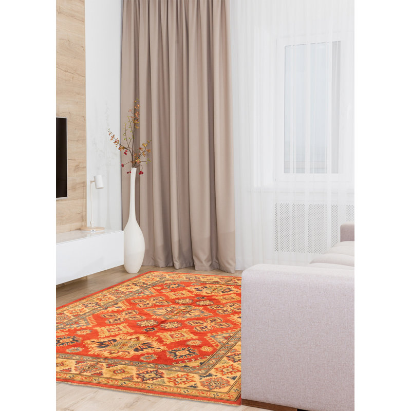 Francia One-of-a-Kind 4'11" X 6'9" New Age Wool Area Rug in Dark Copper