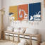 3 Piece Wrapped Canvas Print-2127348366