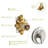 Wall Mount 10" Round Rain Shower Head And Waterfall Tub Spout In Brushed Nickel - Valve, Easy Installation Sanitary Assurance Guarantee Mounted With -balanced Install & Clean