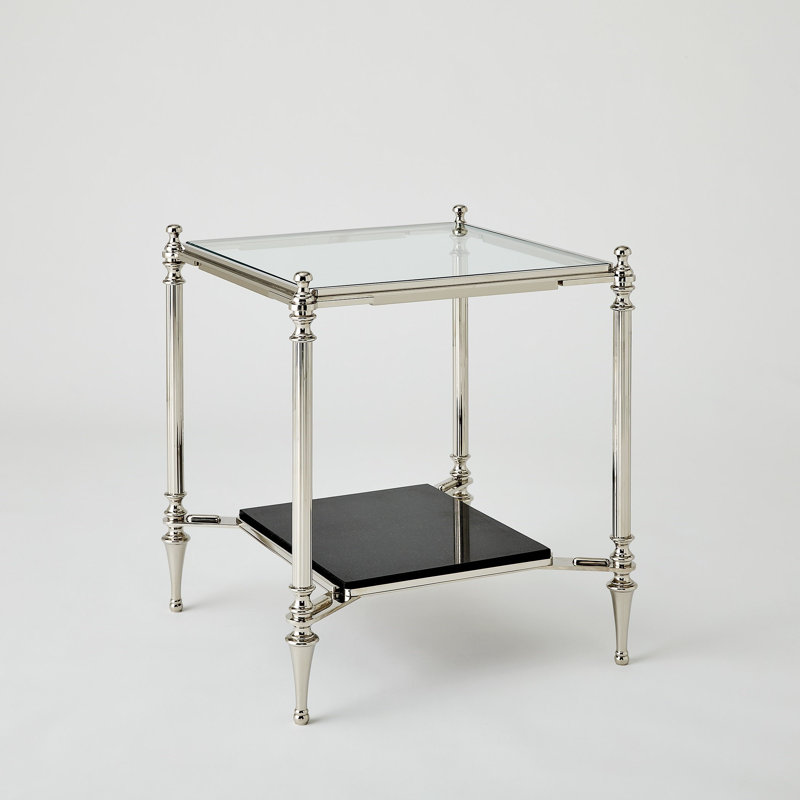 Medford Glass End Table