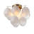 Globo - 4-Light Semi-Flush Mount - Glass/Brass-1685065568