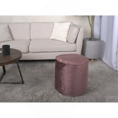 Pouf Shimon, rose rosé