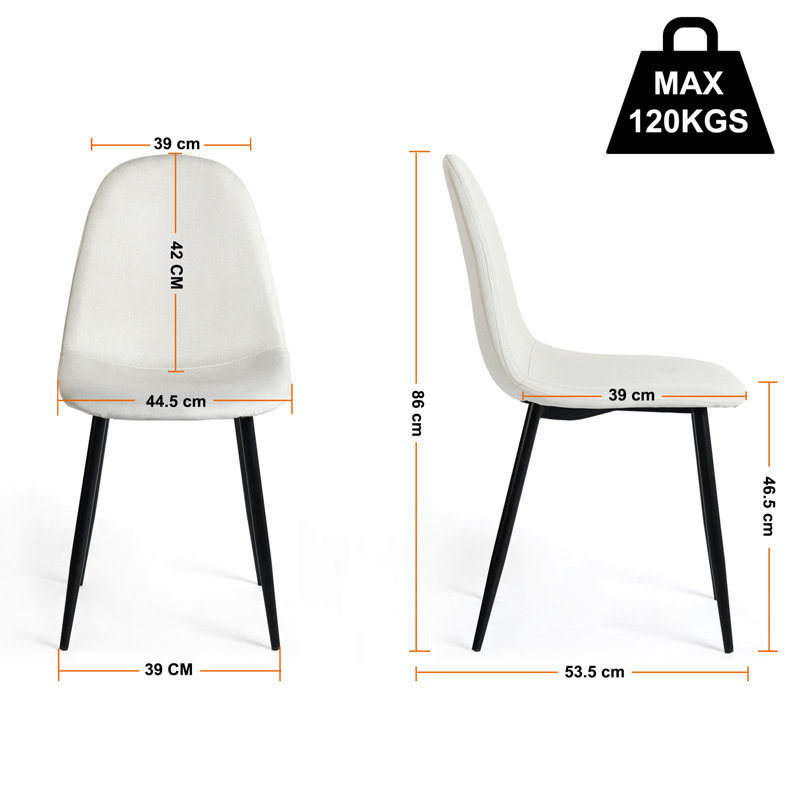 Outdoor Upholstered Chairs (Set of 12)