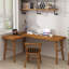 Bureaux en bois de rose massif en L-108070916-108070913