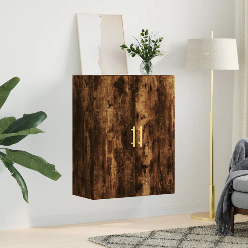 Kristoff Bathroom Cabinet, Smoked Oak