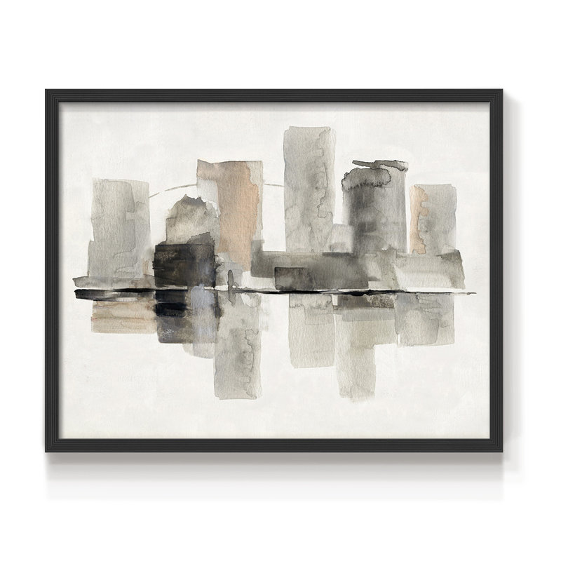 Urban Oasis II - Imprimé encadré - Restickable, H 22 po x l 28 po, Noir, noir, noir, noir