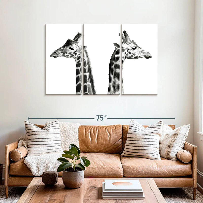 Brampt Giraffe Opposition, 36" H x 57" W