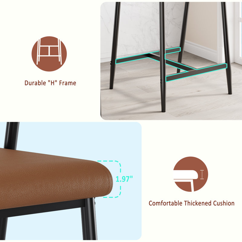 Counter Stool, Coffee Browm