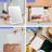 Modern LED Lighted Rechargeable 10X Magnifying Portable Foldable Travel Makeup Mirror-881821209