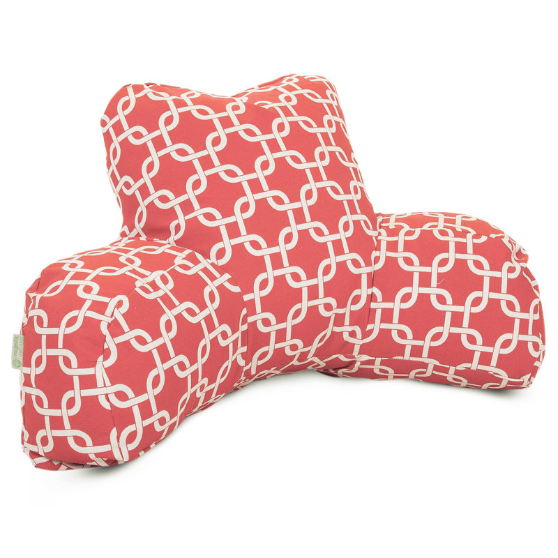 Links Indoor/Outdoor Backrest Pillow, Coral