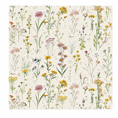 «Botanical Spring Flowers», reproduction d'art sans cadre