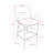 Deciderio Upholstered 26.25'' Counter Stool with Metal Legs-1325702709