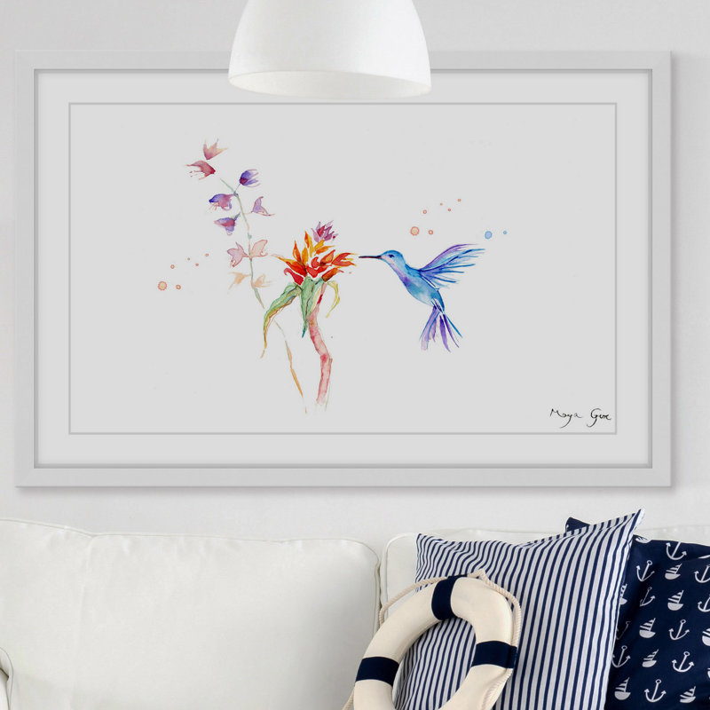 Maya Gur - Single Picture Frame Painting, 61cm H x 91cm W x 3.81cm D