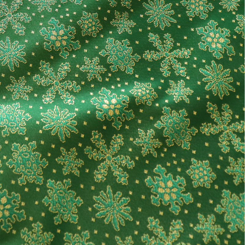 Sartaj Brocade Dining Linens, Green, 56" Square