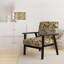 Chaise avec accoudoirs jaune Mod Mod Nostalgia