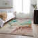 Premium Machine Washable Cerrito AMF521 Teal Rug