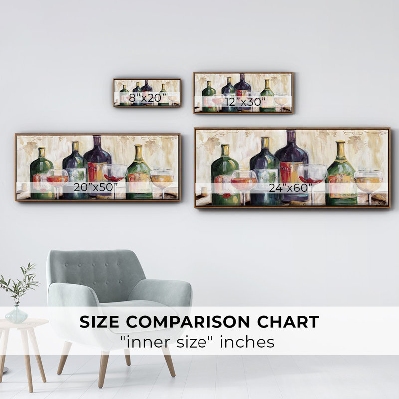 The Dinner Party- Framed Canvas, 20" H x 50" W