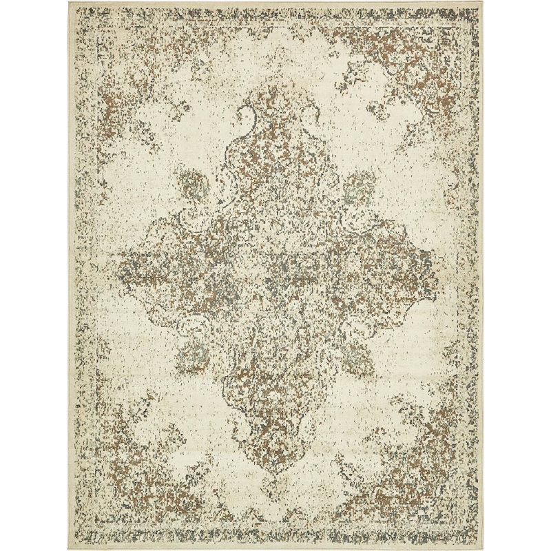 Torvis Abstract Indoor Rug, Rectangle 8' x 10'