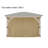 APEX GARDEN Polyester Side Wall for Gazebo-87941954
