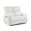 Causeuse inclinable contemporaine beige avec pochette latérale 1pc