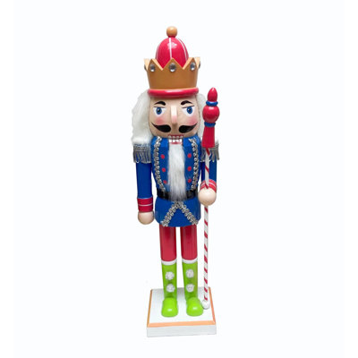  Wooden Nutcracker King Figurine F07M6-1B