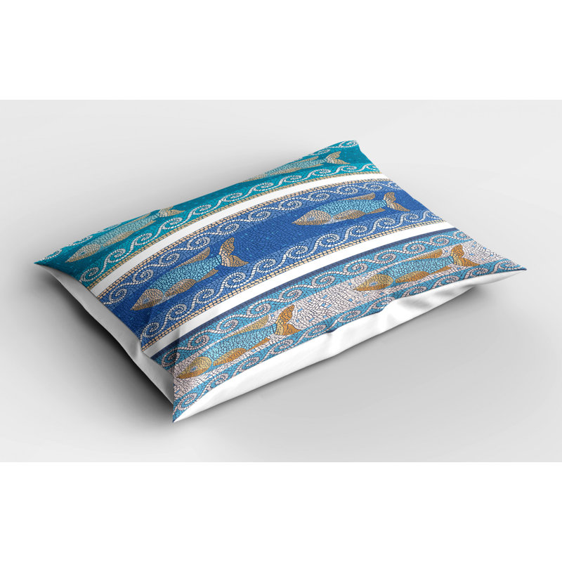 Fish Polyester Sham Set, Twin