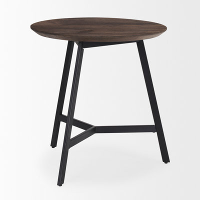 Peugeot Solid Wood Top End Table
