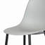Aspen Gloss White Sintered Stone Square Table with 4 Plastic Curve Chairs - Modern Dining Set-1512134221