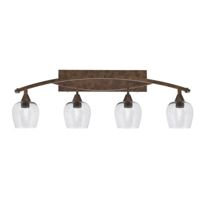Bow 4 Light Bath Bar