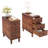 Soichi 6-Drawer Solid Wood End Table -1600587822