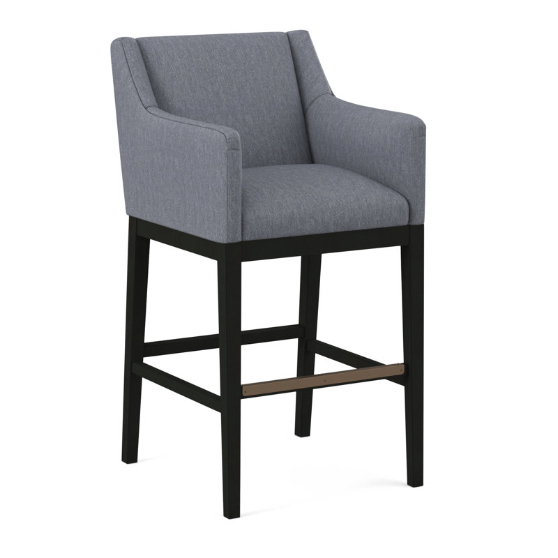 Upholstered Stool, 61626-87, Black