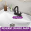 Meuble-lavabo simple 26 po avec plateau en céramique Balconera-116467185