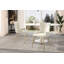 Tufted Velvet Upholstered Parsons Chair in Beige