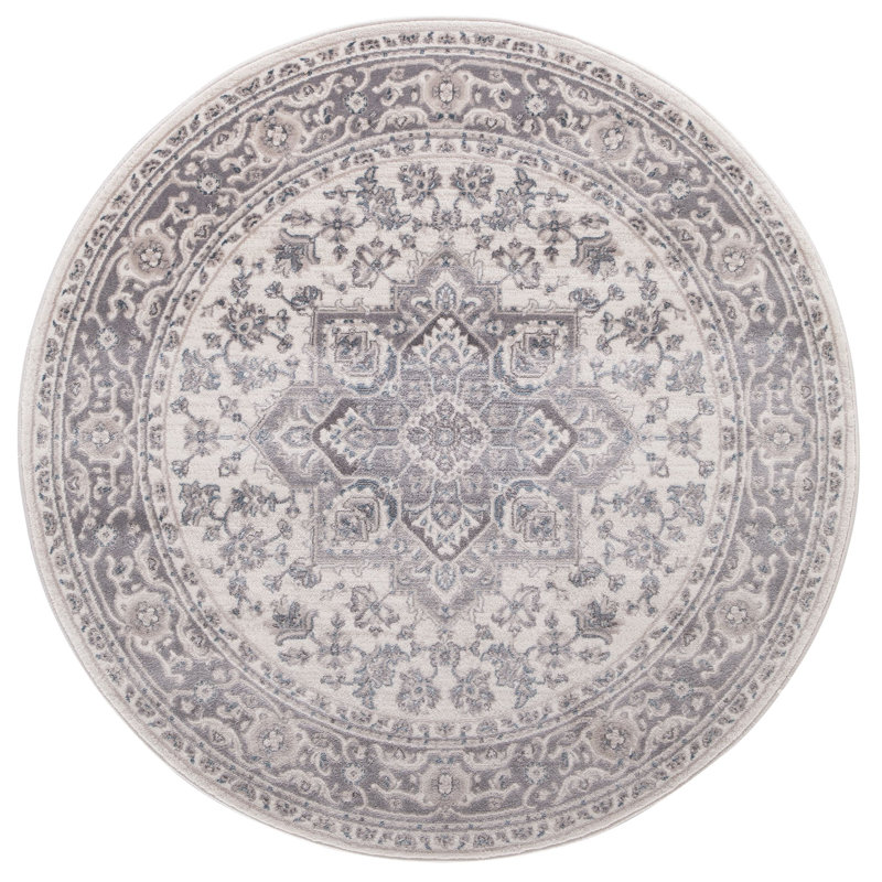 Oriental Indoor Rug, Round 5'