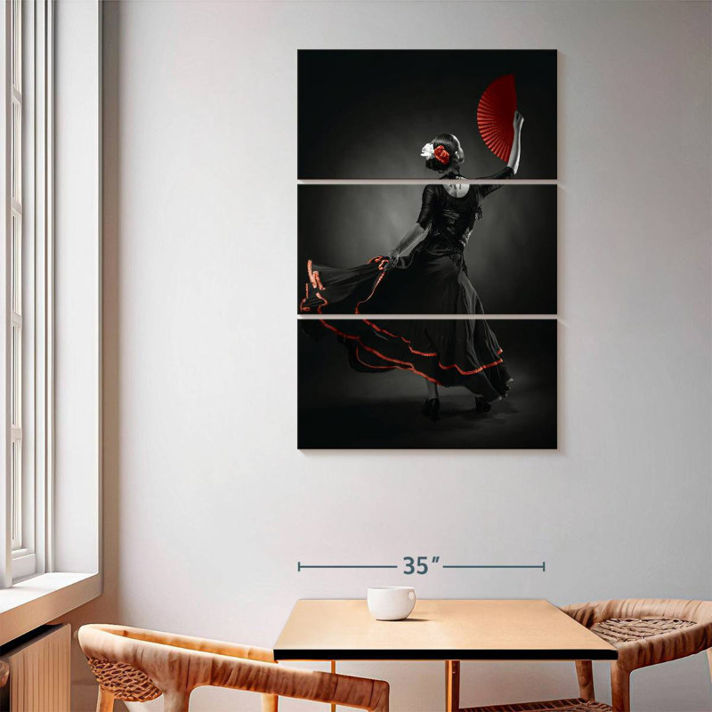 Danseur de flamenco Enn Pop, H 65 po x l 42 po