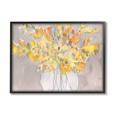 Fleurs de pétales jaunes modernes