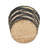 Cattail Tapered Woven Basket Decorative Storage Organizer with Handles