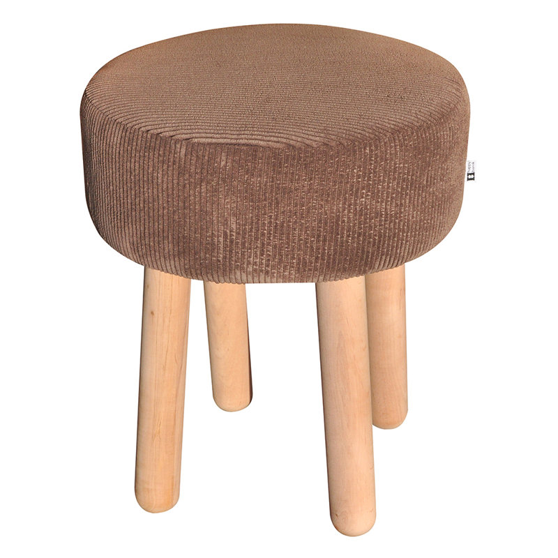 Solid + Manufactured Wood Accent Stool, Brown