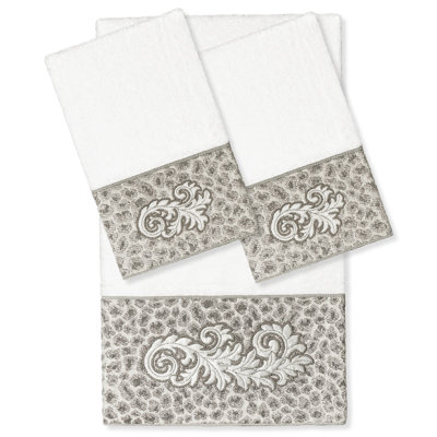  3 Piece Turkish Cotton Towel Set