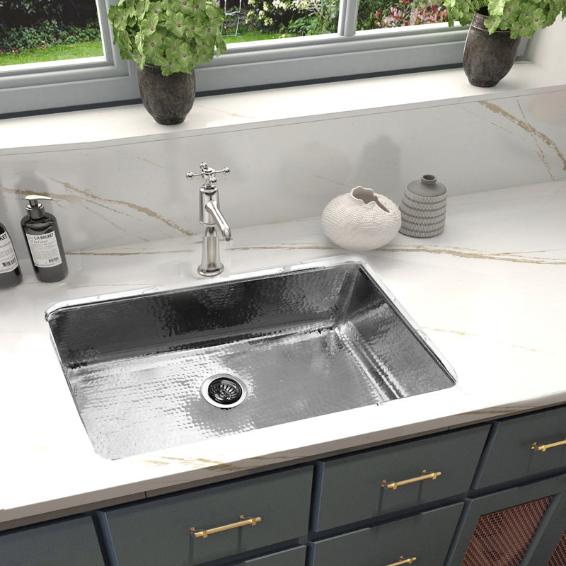 32'' L Stainless Steel Single Basin Kitchen Sink