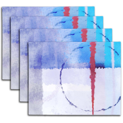 Napperon abstrait en polyester