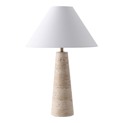 Dante Travertine Table Lamp