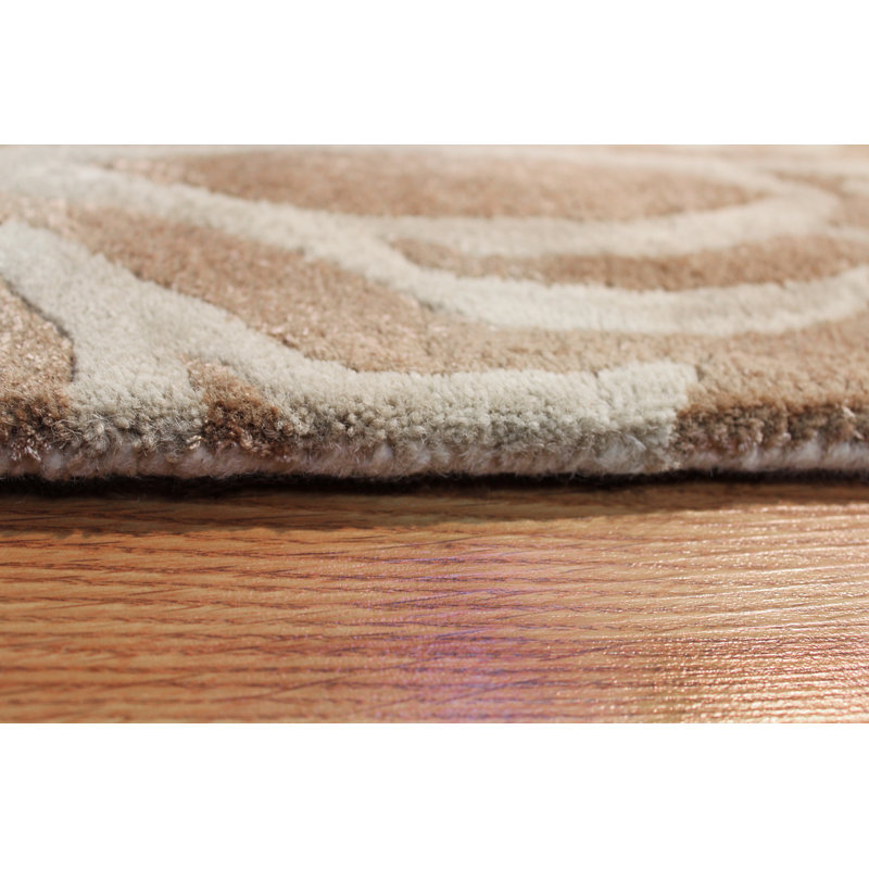 Cedartown Wool Floral Indoor Rug, Square 1'6"